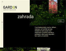Tablet Screenshot of garden-uh.cz